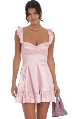 LUCY IN THE SKY Mini Dresses^A-Line Dress In Pink