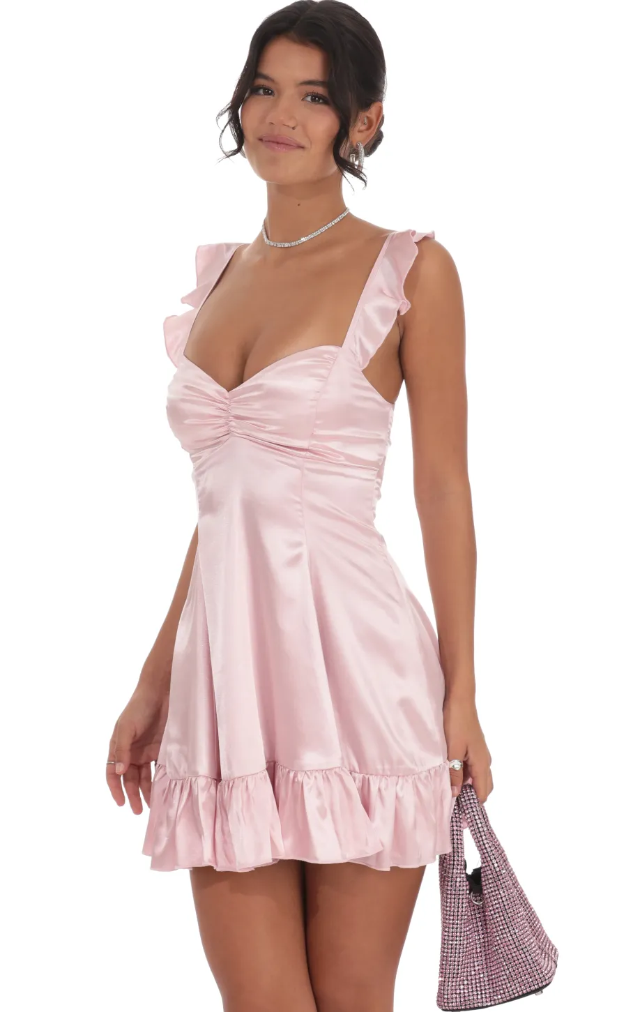 LUCY IN THE SKY Mini Dresses^A-Line Dress In Pink