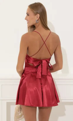 LUCY IN THE SKY Mini Dresses^A-Line Dress In Red