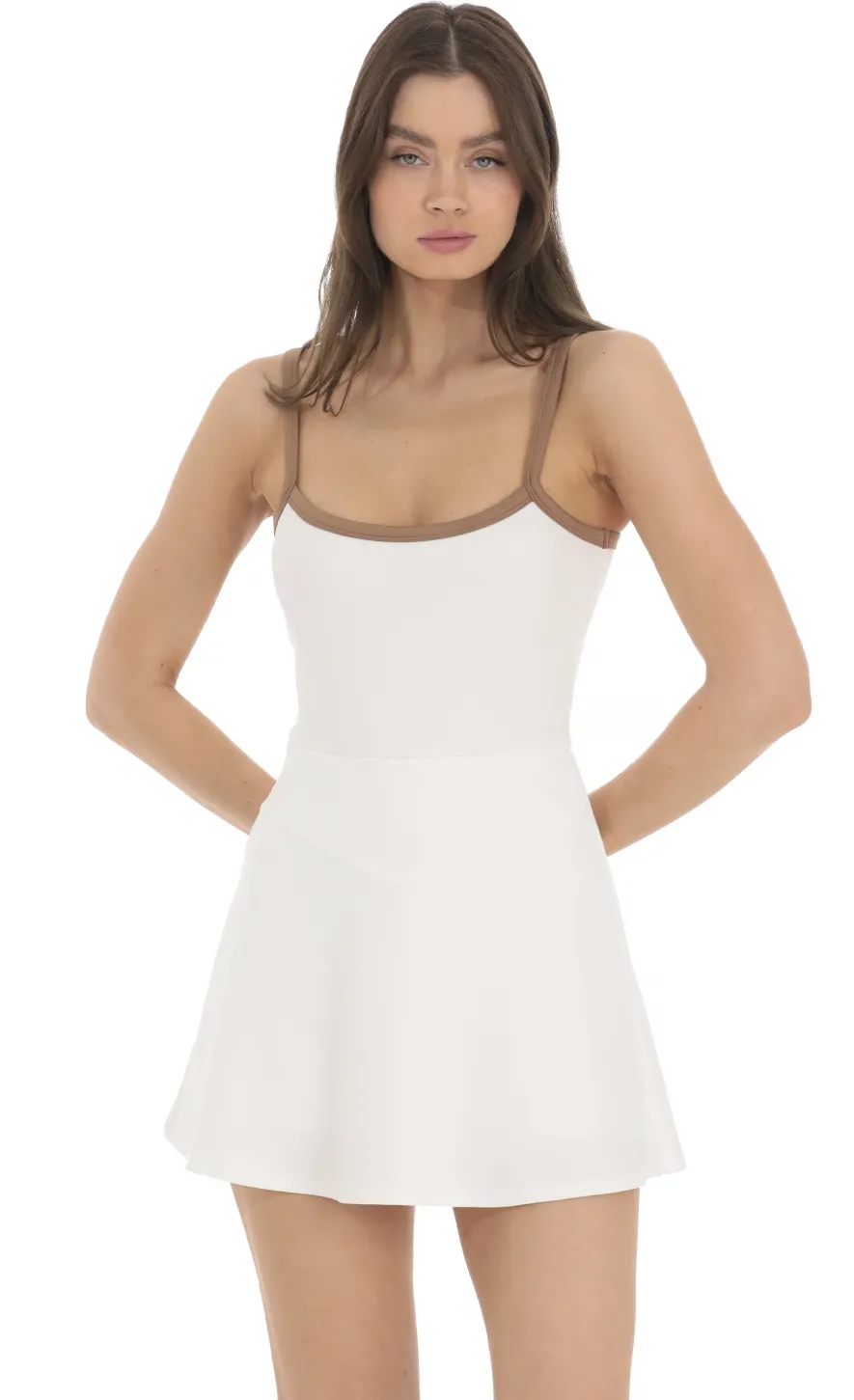 LUCY IN THE SKY Mini Dresses^Athletic Dress In White