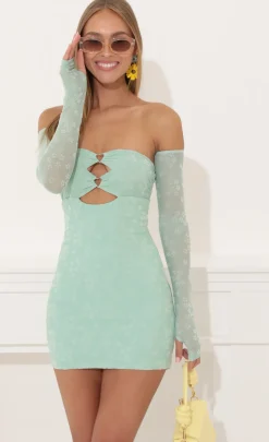 LUCY IN THE SKY Mini Dresses^Bodycon Dress In Green