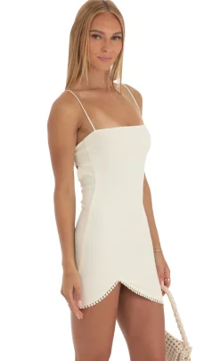 LUCY IN THE SKY Mini Dresses^Bodycon Dress In Ivory