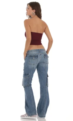 LUCY IN THE SKY Jeans^Cargo Jeans In Denim