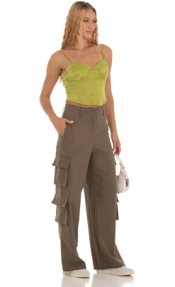 LUCY IN THE SKY Pants^Cargo Pants In Brown