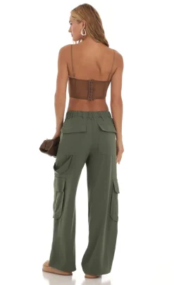 LUCY IN THE SKY Pants^Cargo Pants In Green