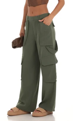 LUCY IN THE SKY Pants^Cargo Pants In Green