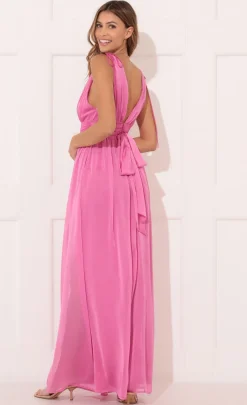 LUCY IN THE SKY Maxi Dresses^Chiffon Maxi Dress In Pink