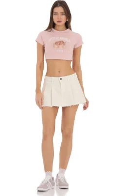 LUCY IN THE SKY T-Shirts^City Of Los Angeles Graphic T-Shirt In Pink