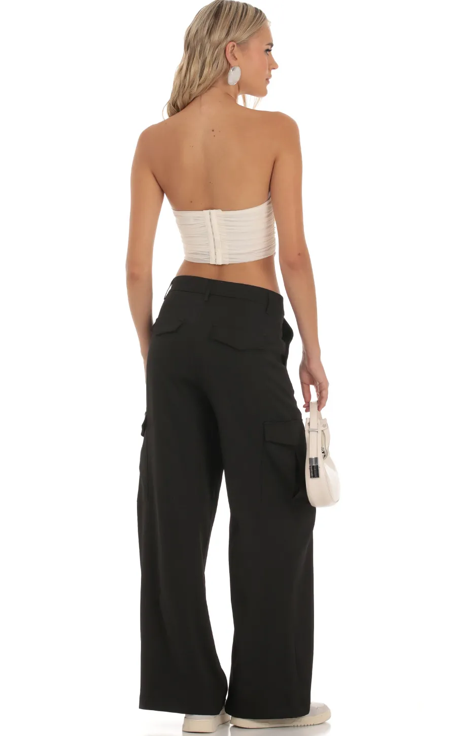 LUCY IN THE SKY Tops^Corset Top In Cream