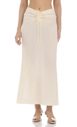 LUCY IN THE SKY Two-Piece Sets^Cropped Two Piece Set In Cream