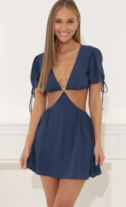 LUCY IN THE SKY Mini Dresses^Cutout Dress In Navy
