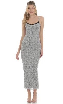 LUCY IN THE SKY Maxi Dresses^Double Layered Lace Maxi Dress