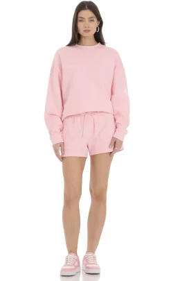 LUCY IN THE SKY Loungewear|Jumpers & Cardigans^Embroidered Jumper In Pink