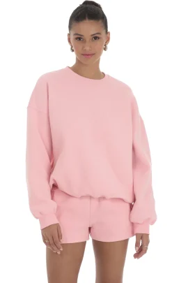 LUCY IN THE SKY Loungewear|Jumpers & Cardigans^Fleece Jumper In Blush