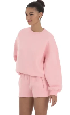 LUCY IN THE SKY Loungewear|Jumpers & Cardigans^Fleece Jumper In Blush