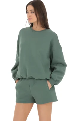 LUCY IN THE SKY Shorts|Loungewear^Fleece Sweat Shorts In Hunter