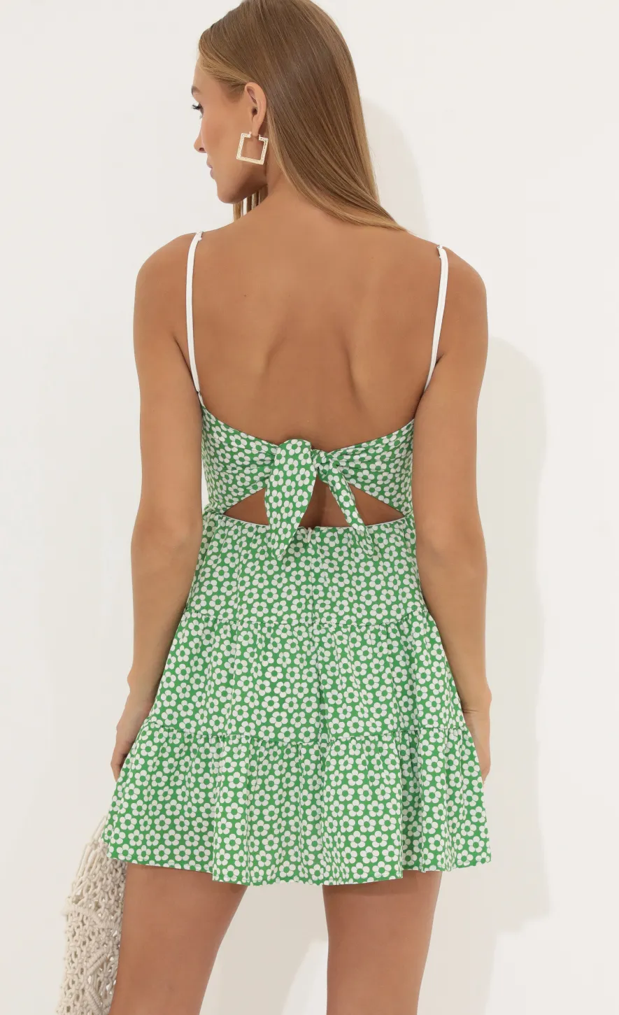 LUCY IN THE SKY Mini Dresses^Floral Corset Dress In Green