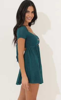 LUCY IN THE SKY Mini Dresses^Heart Breaker Dress In Green