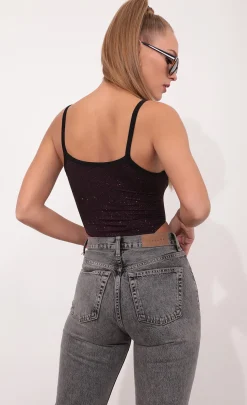 LUCY IN THE SKY Tops|Bodysuits^High-Cut Bodysuit In Purple