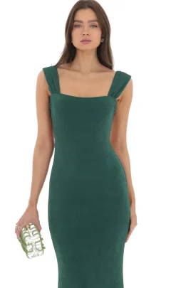 LUCY IN THE SKY Maxi Dresses^Open Back Maxi Dress In Green