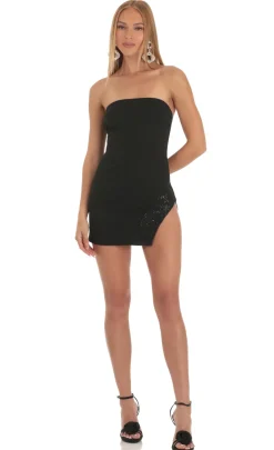 LUCY IN THE SKY Mini Dresses^Sequin Dress In Black