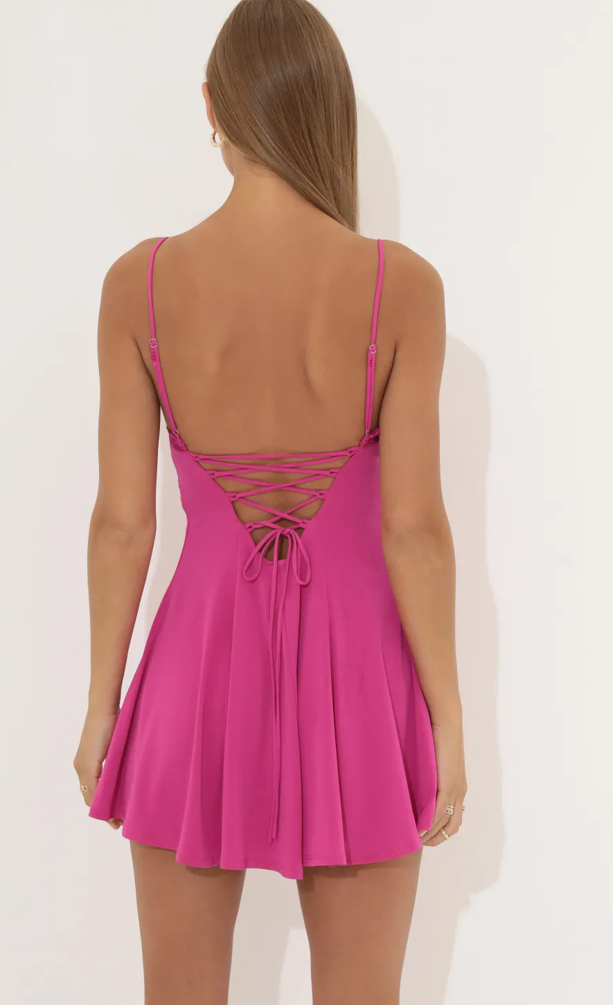 LUCY IN THE SKY Mini Dresses^Slip Dress In Pink