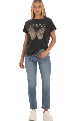LUCY IN THE SKY Jeans^Straight Leg Denim Jeans