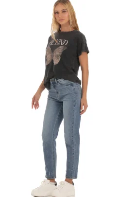 LUCY IN THE SKY Jeans^Straight Leg Denim Jeans