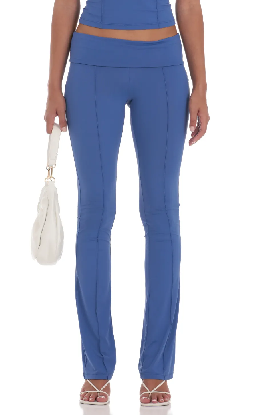 LUCY IN THE SKY Tops|Pants^Strapless Two Piece Set In Navy