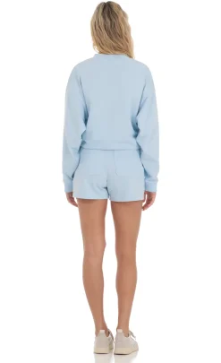 LUCY IN THE SKY Shorts|Loungewear^Sweat Shorts In Baby Blue