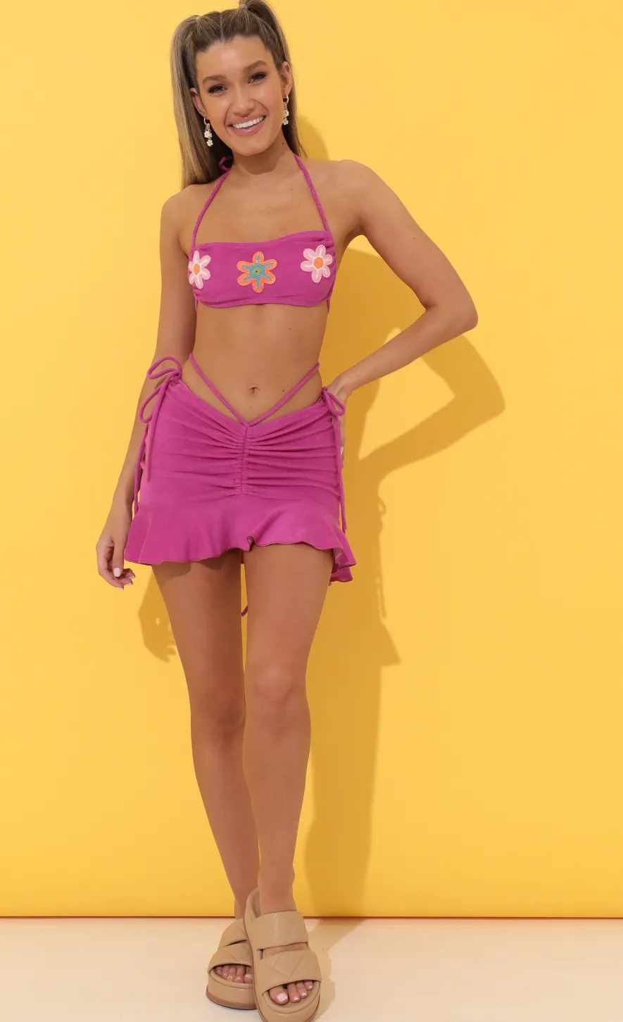 LUCY IN THE SKY Swimwear^Swim Cover-Up Skirt In Purple