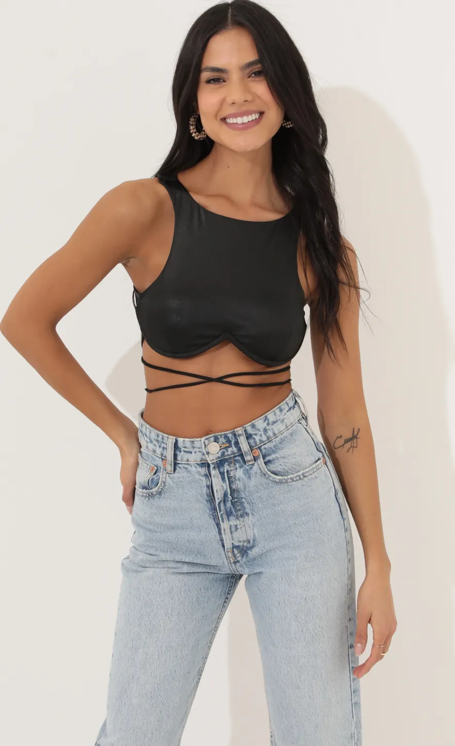LUCY IN THE SKY Tops^Tank Top In Black