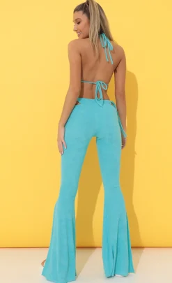 LUCY IN THE SKY Swimwear|Pants^Terrycloth Pants In Blue