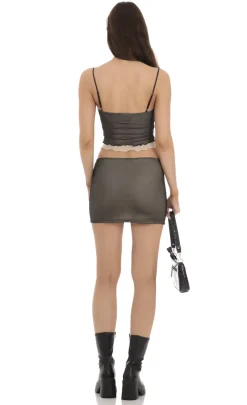 LUCY IN THE SKY Two-Piece Sets^Two Piece Mesh Set In Black