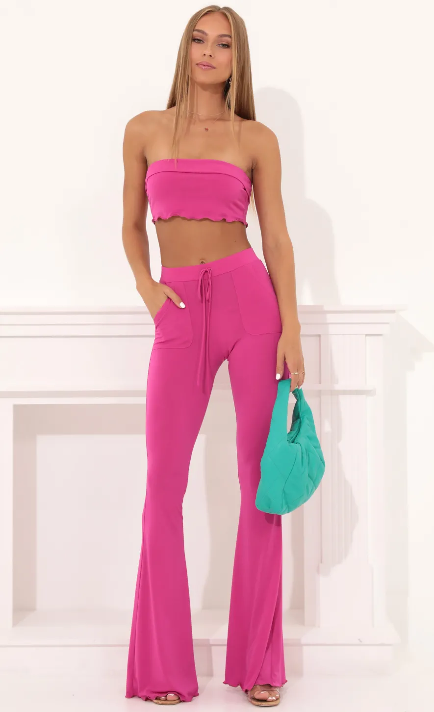 LUCY IN THE SKY Two-Piece Sets|Pants^Two Piece Pant Set In Pink