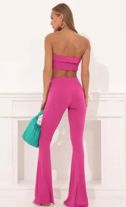 LUCY IN THE SKY Two-Piece Sets|Pants^Two Piece Pant Set In Pink