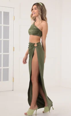 LUCY IN THE SKY Two-Piece Sets^Two Piece Set In Green