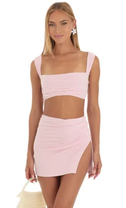 LUCY IN THE SKY Two-Piece Sets^Two Piece Set In Pink