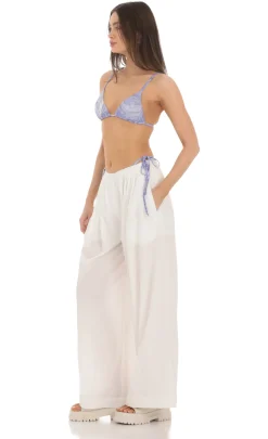 LUCY IN THE SKY Pants^Wide Leg Pants In White